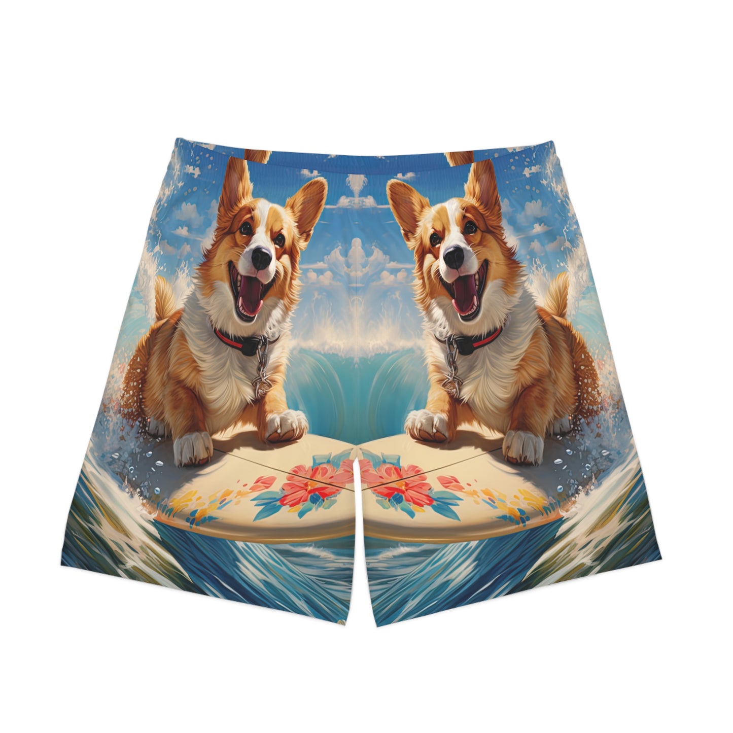 Cowabunga Corgi - Board Shorts