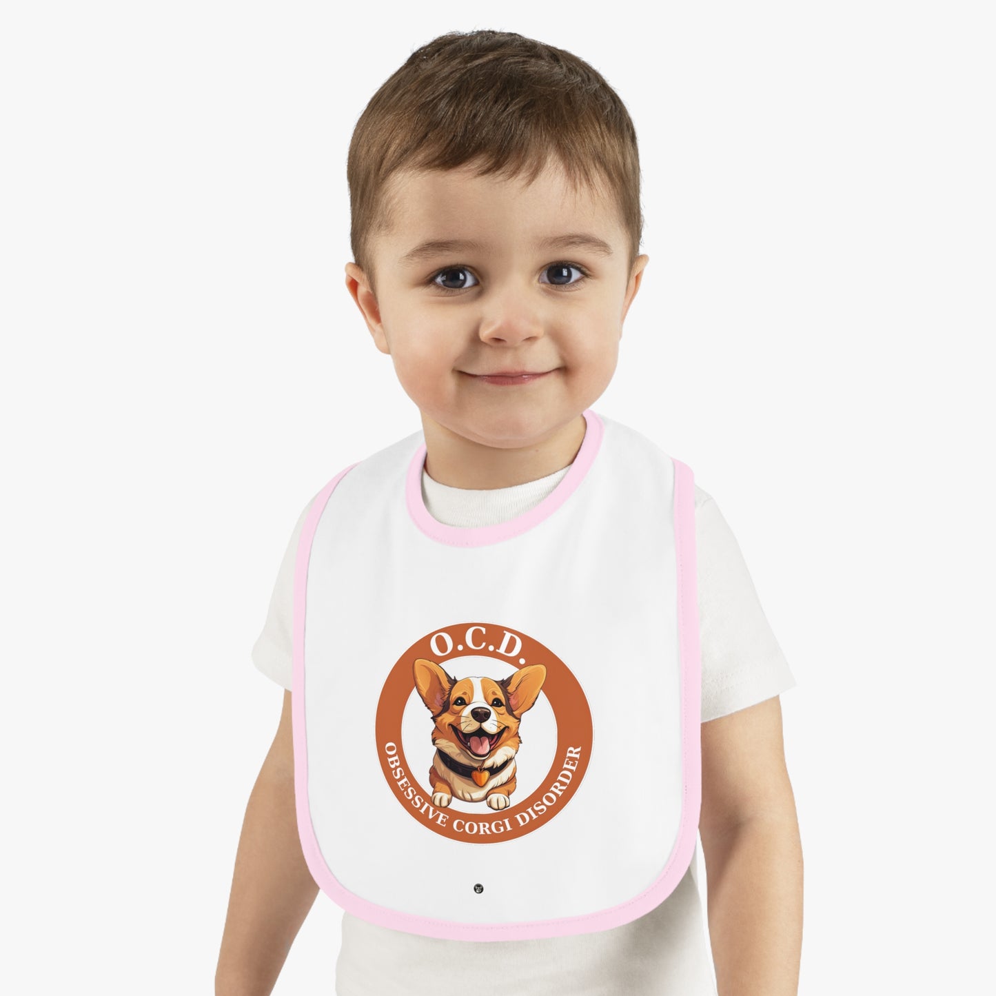 O.C.D. Obsessive Corgi Disorder - Baby Bib