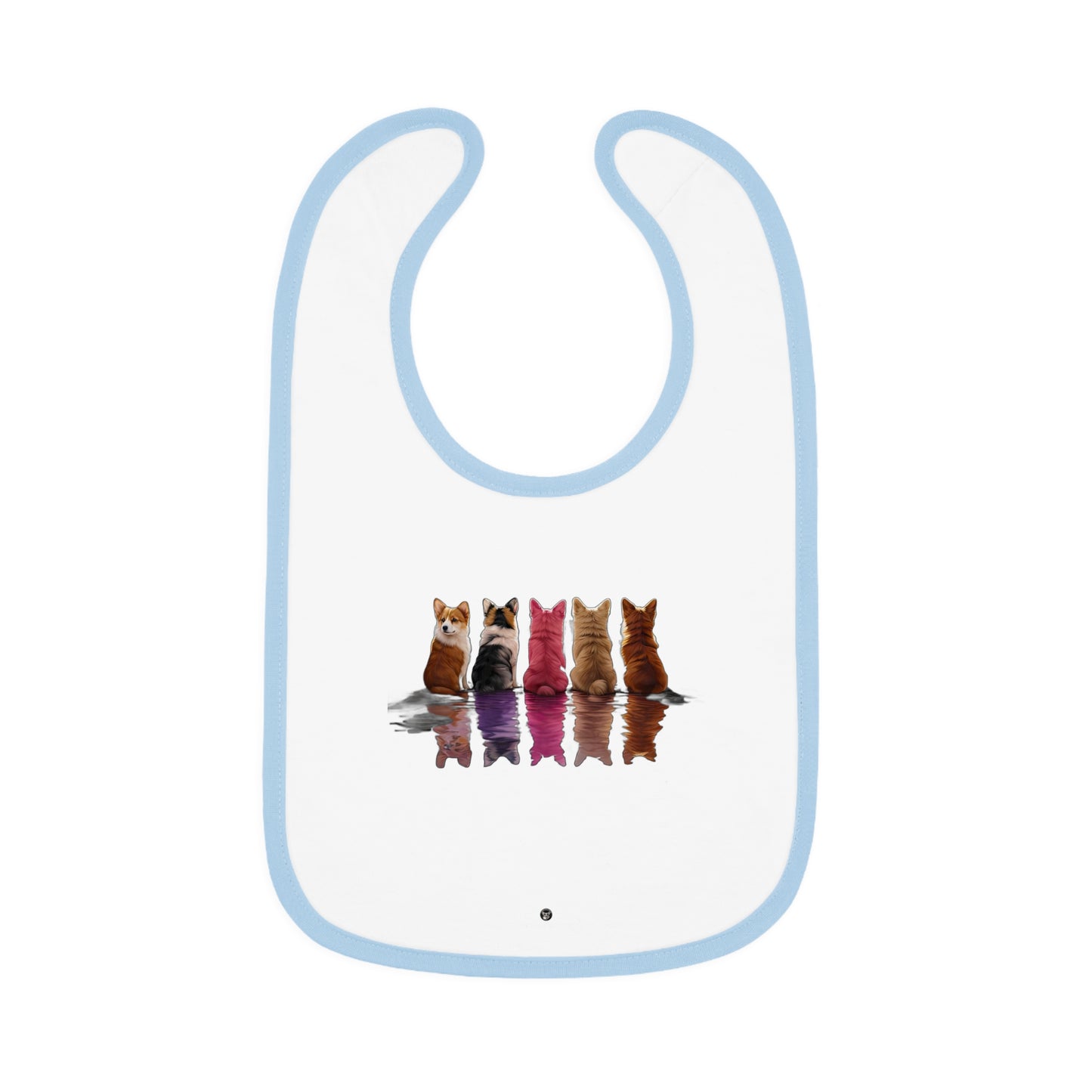 Corgi Reflection - Baby Bib