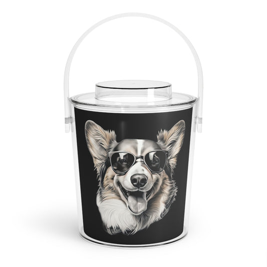Corgi Cool - Ice Bucket with Tongs