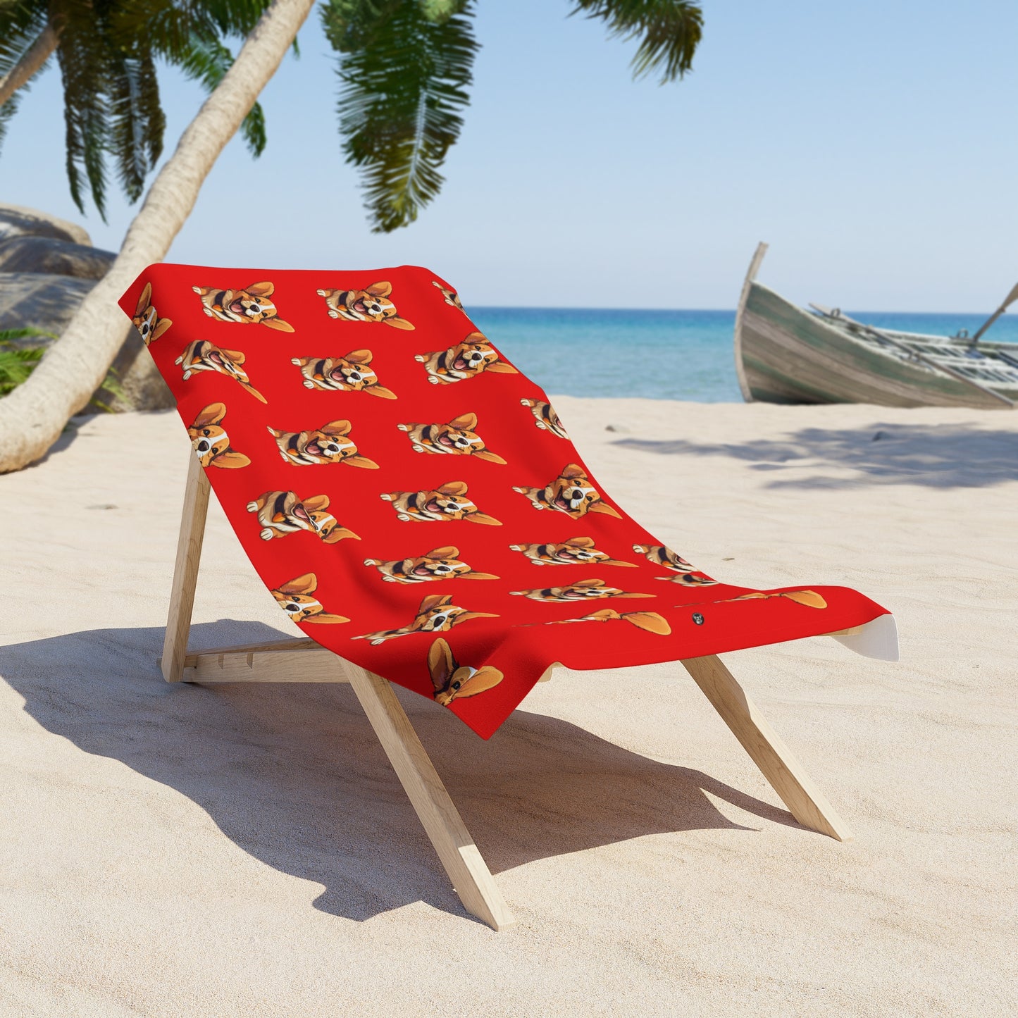 Puppy Love Beach Towel