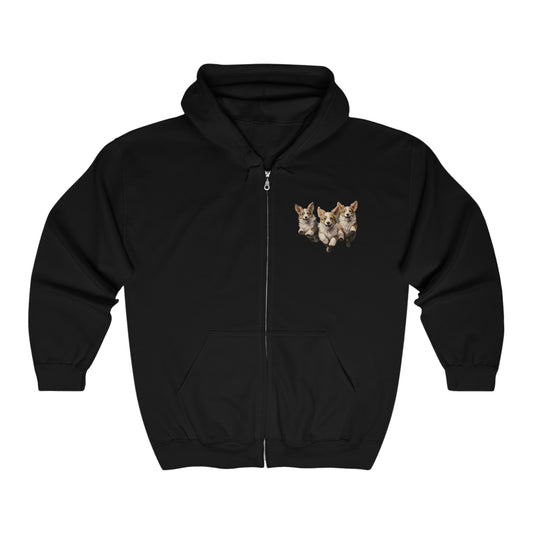 Corgi Enthusiasm - Zip Hoodie