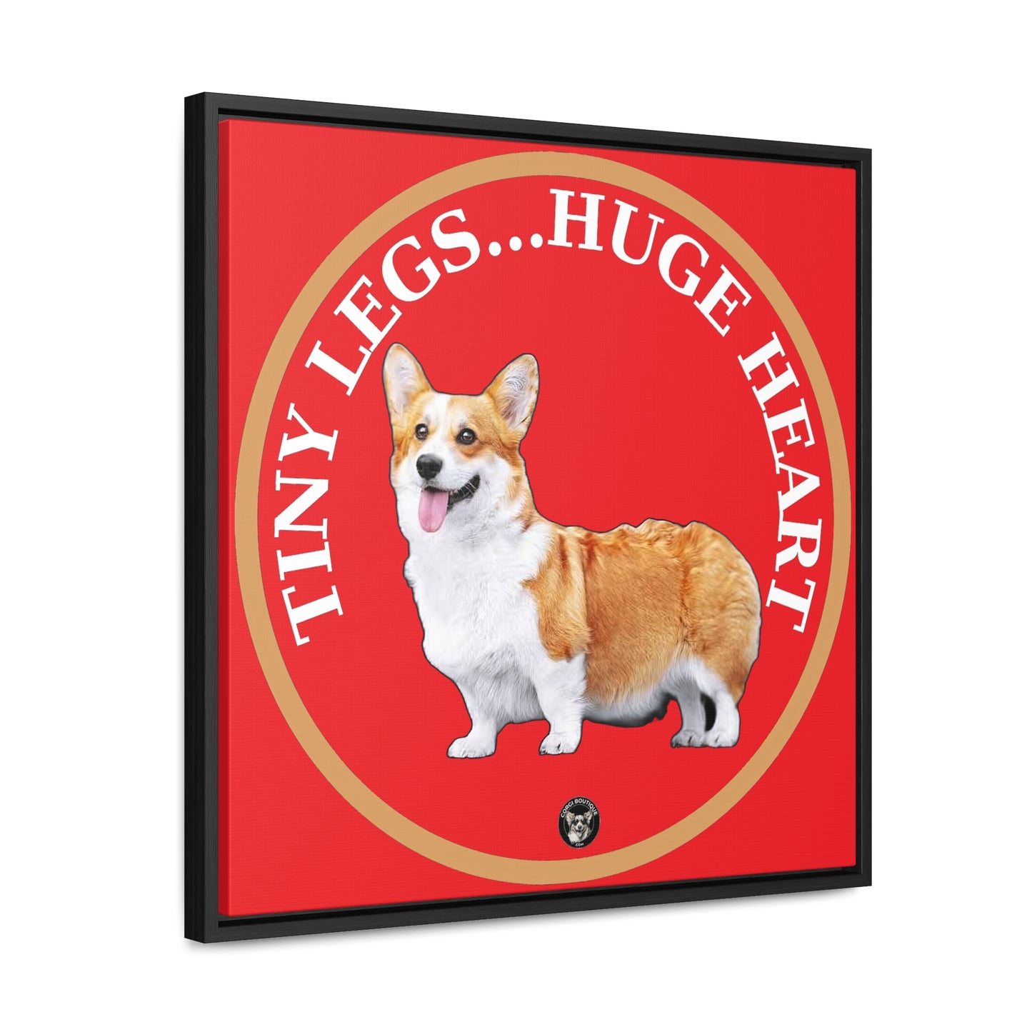 Tiny Legs...Huge Heart - Framed on Canvas
