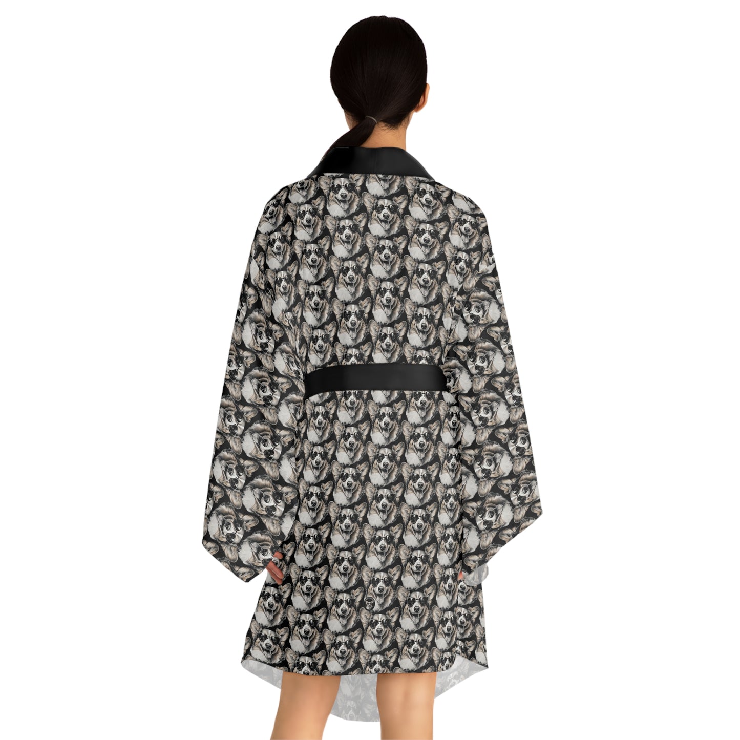 Corgi Cool Kimono Robe
