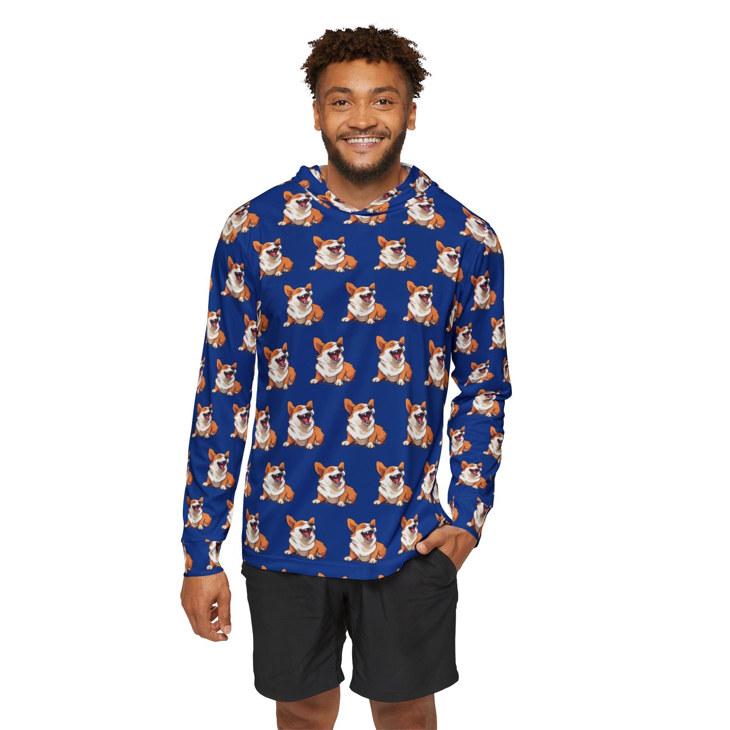 Comical Corgi Light Hoodie
