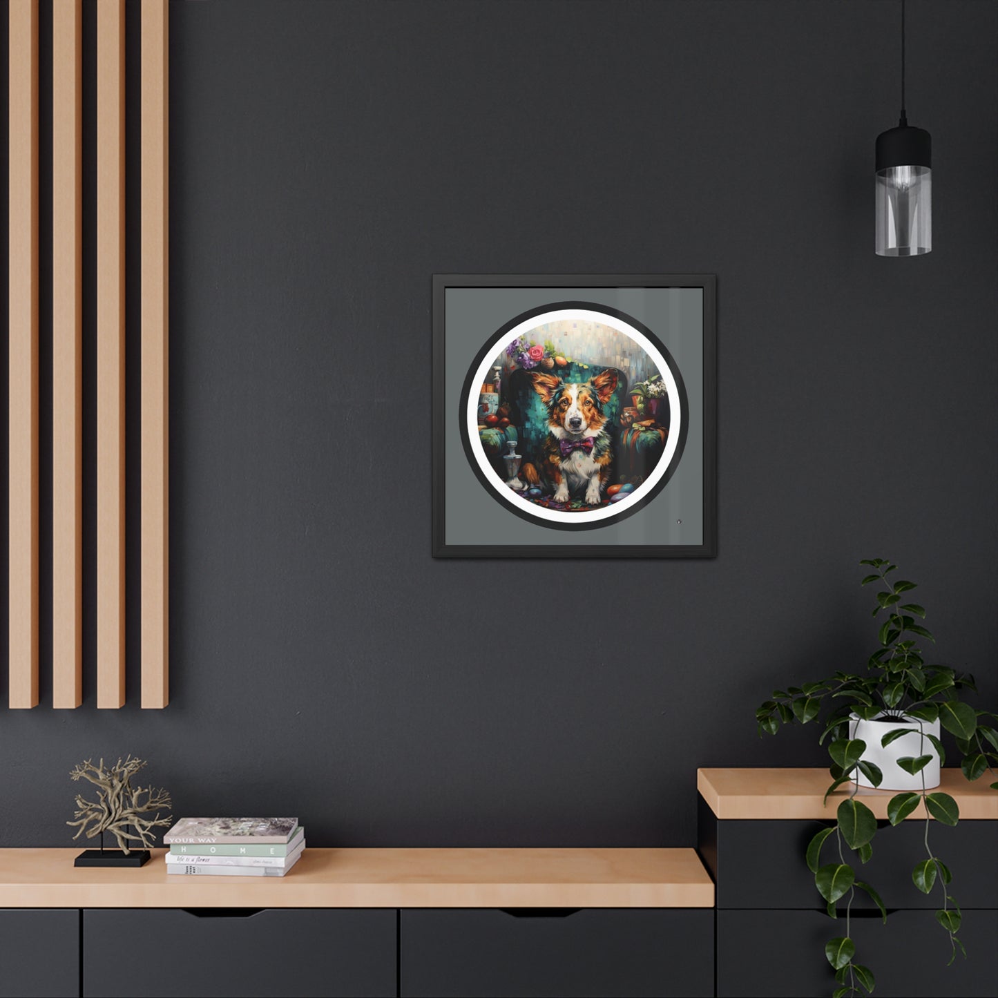 Formal Corgi - Framed Print