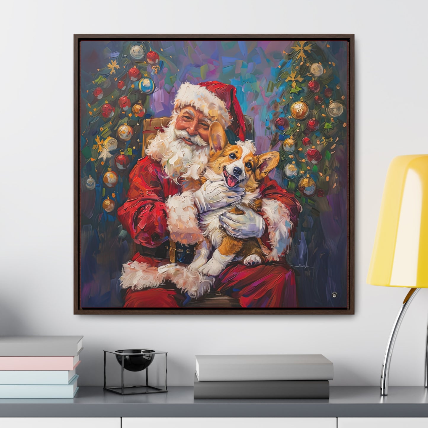 Nice List - Framed on Canvas