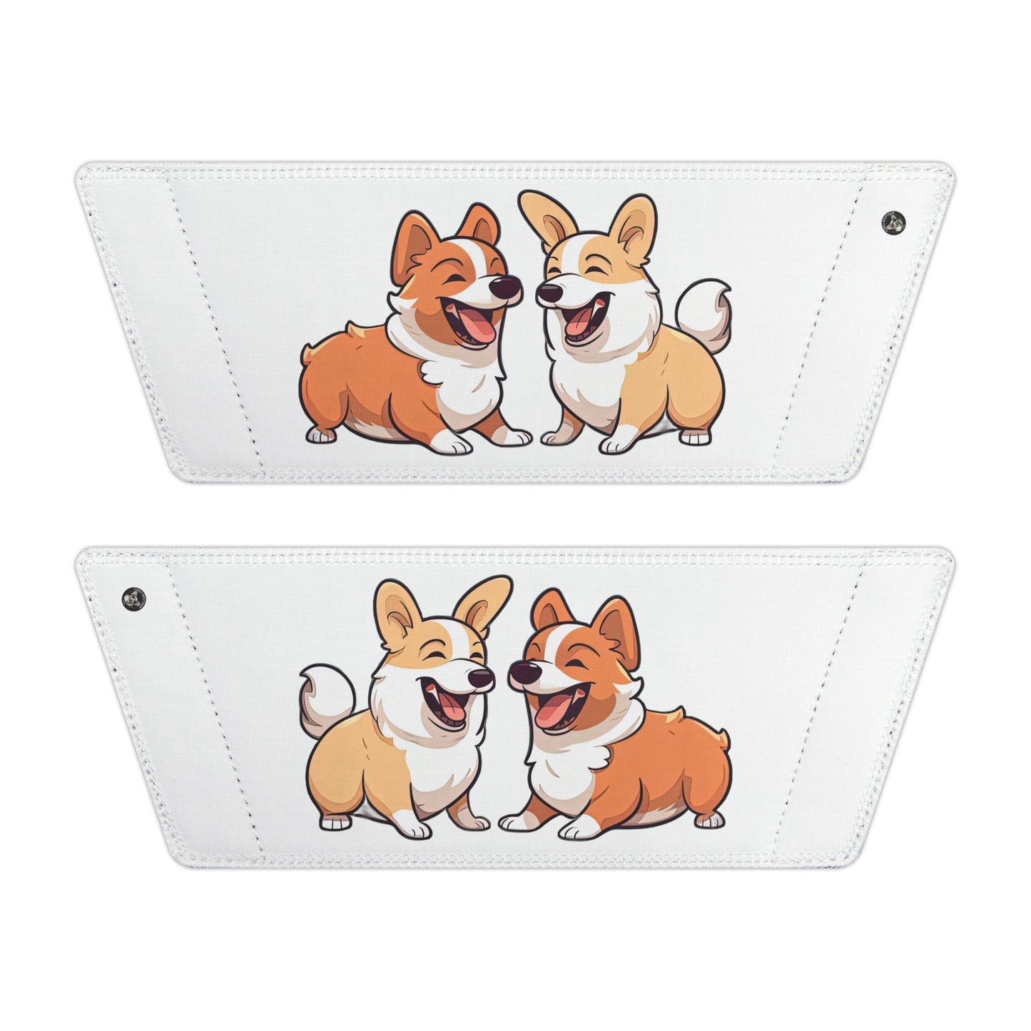 Corgi Couple - Men's Slide Sandals