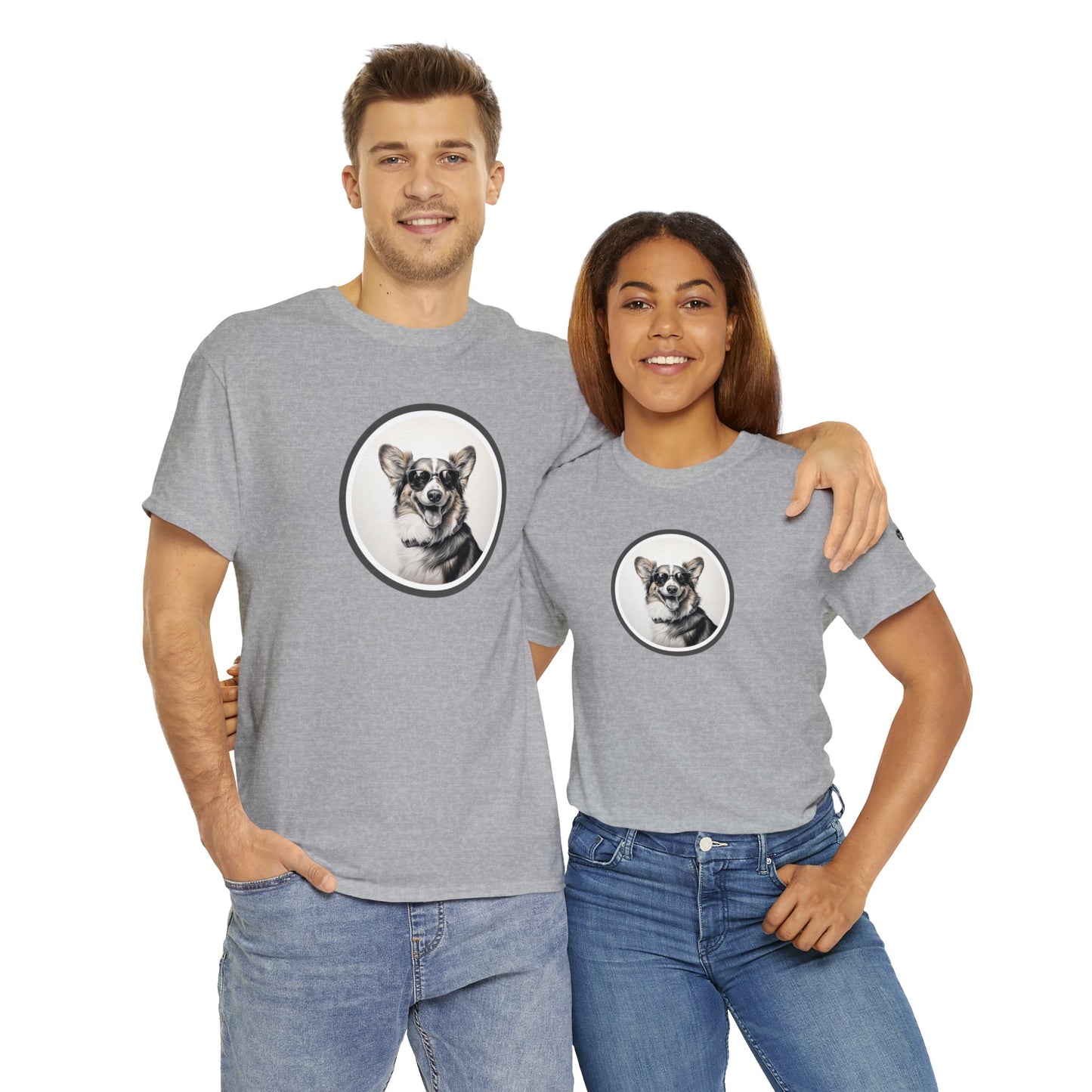 Corgi Cool - Unisex Heavy Cotton Tee