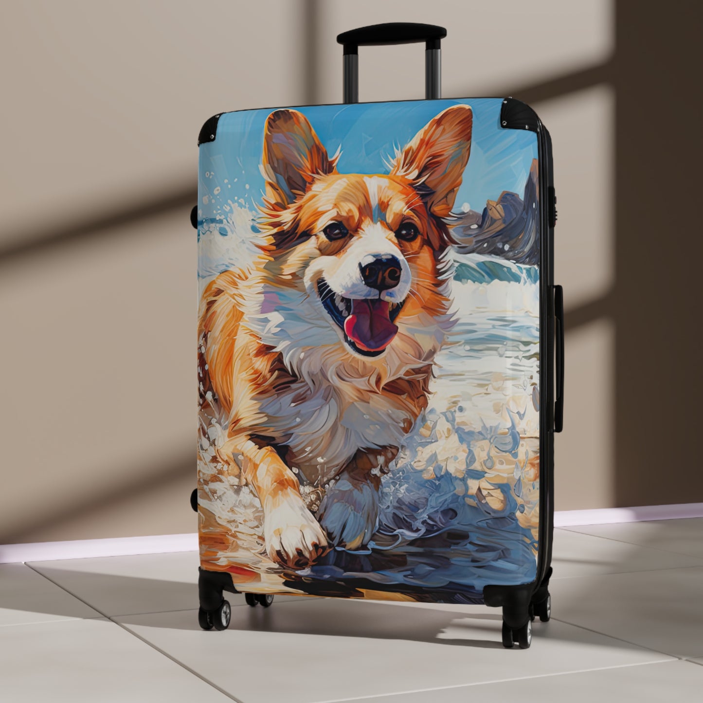 Coastal Corgi - Suitcase