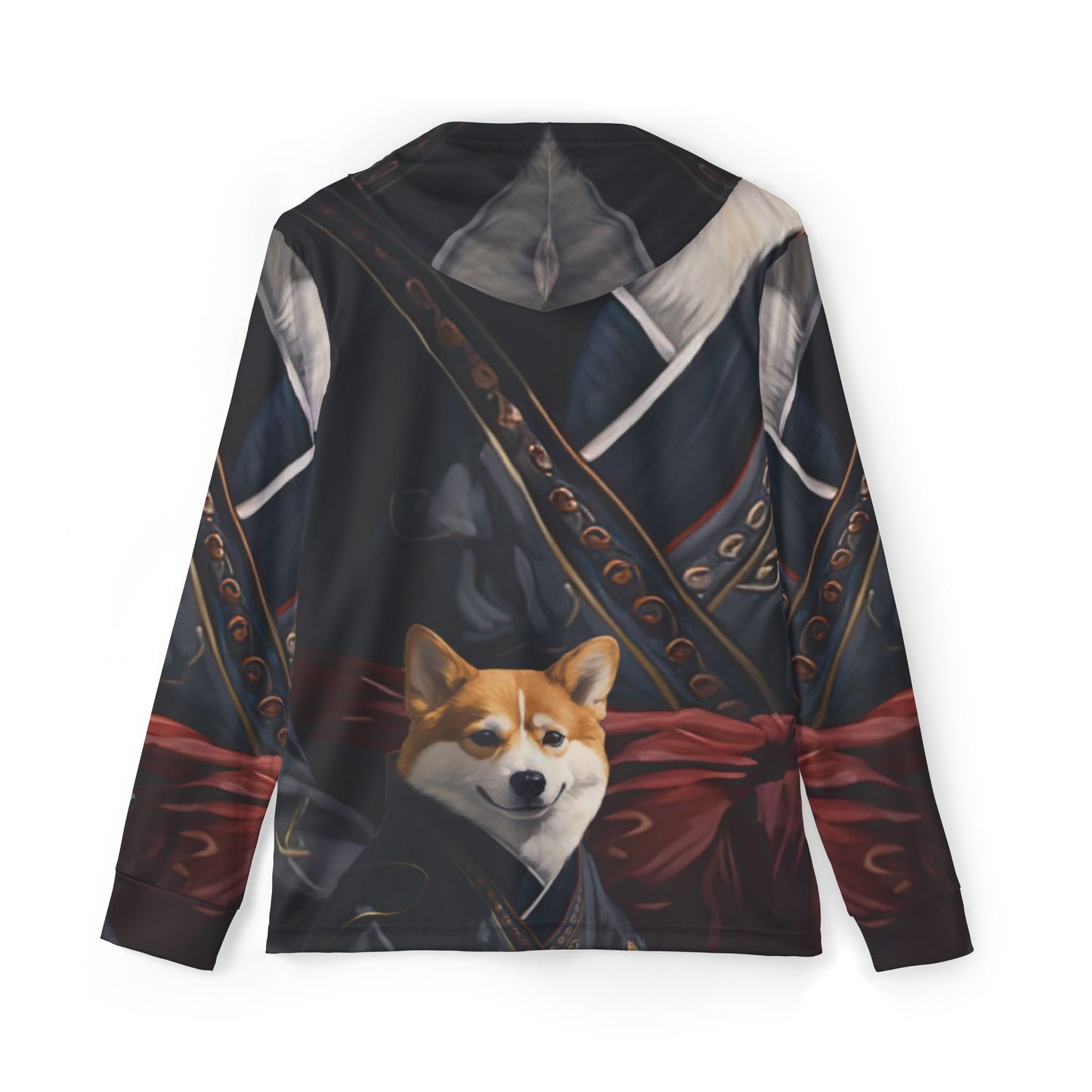 Sweat à capuche léger Ninja Corgi