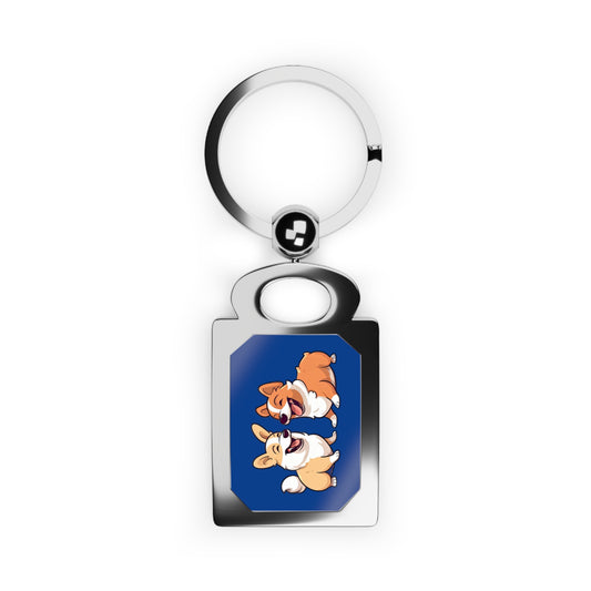 Corgi Couple - Key Ring