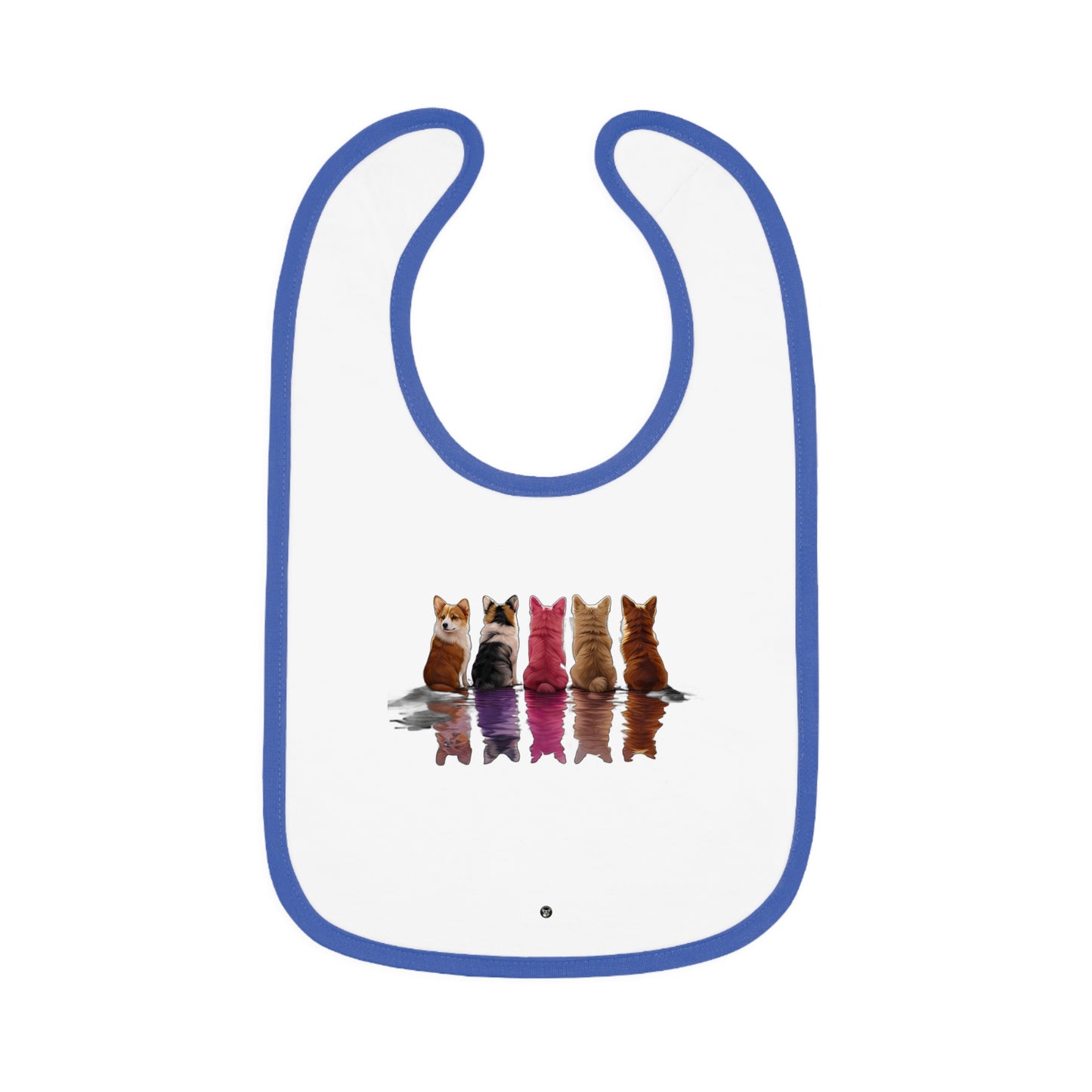 Corgi Reflection - Baby Bib