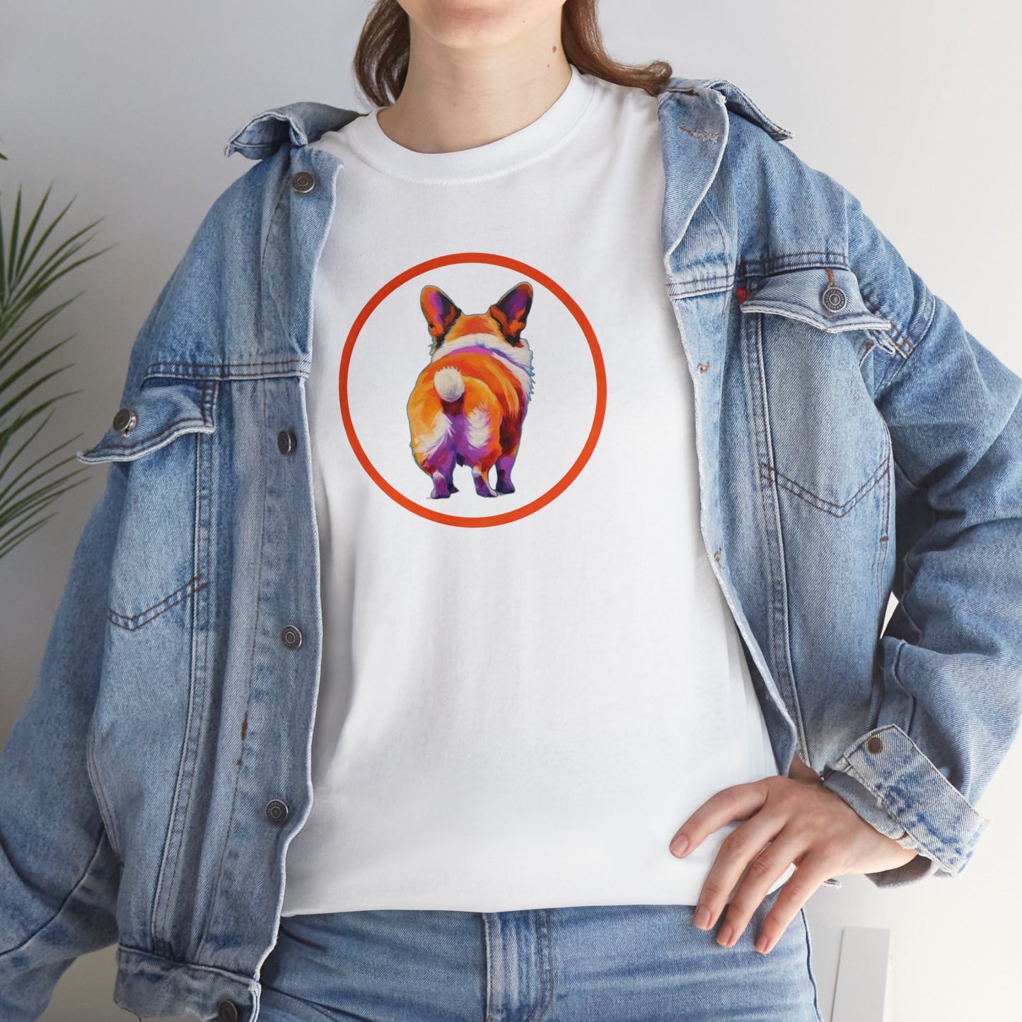 Corgi Butt - Unisex Heavy Cotton Tee