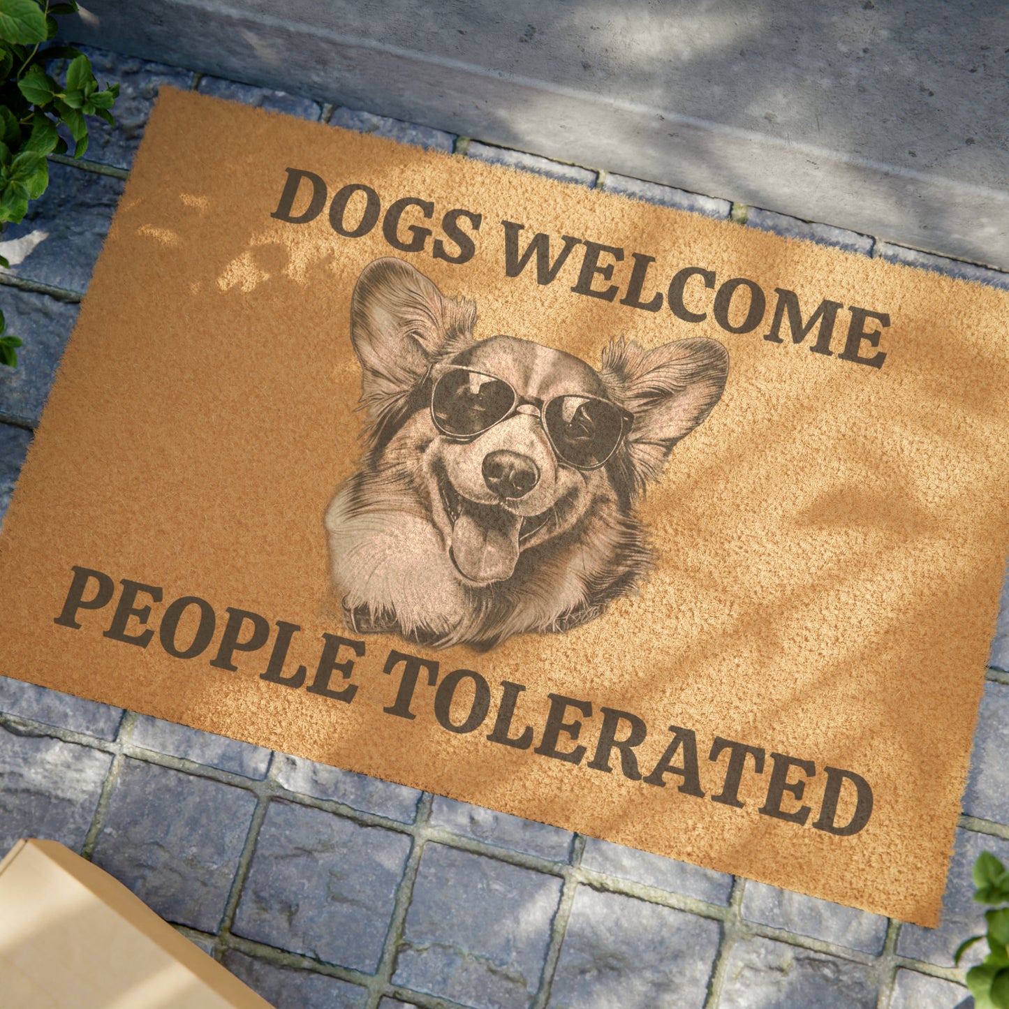 Dogs Welcome...People Tolerated - Doormat