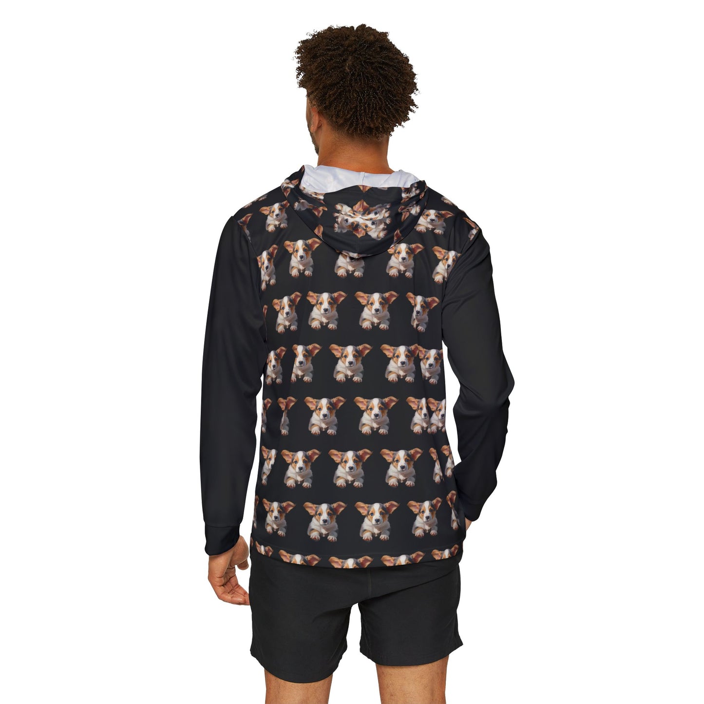 Puppy Portrait Light Hoodie