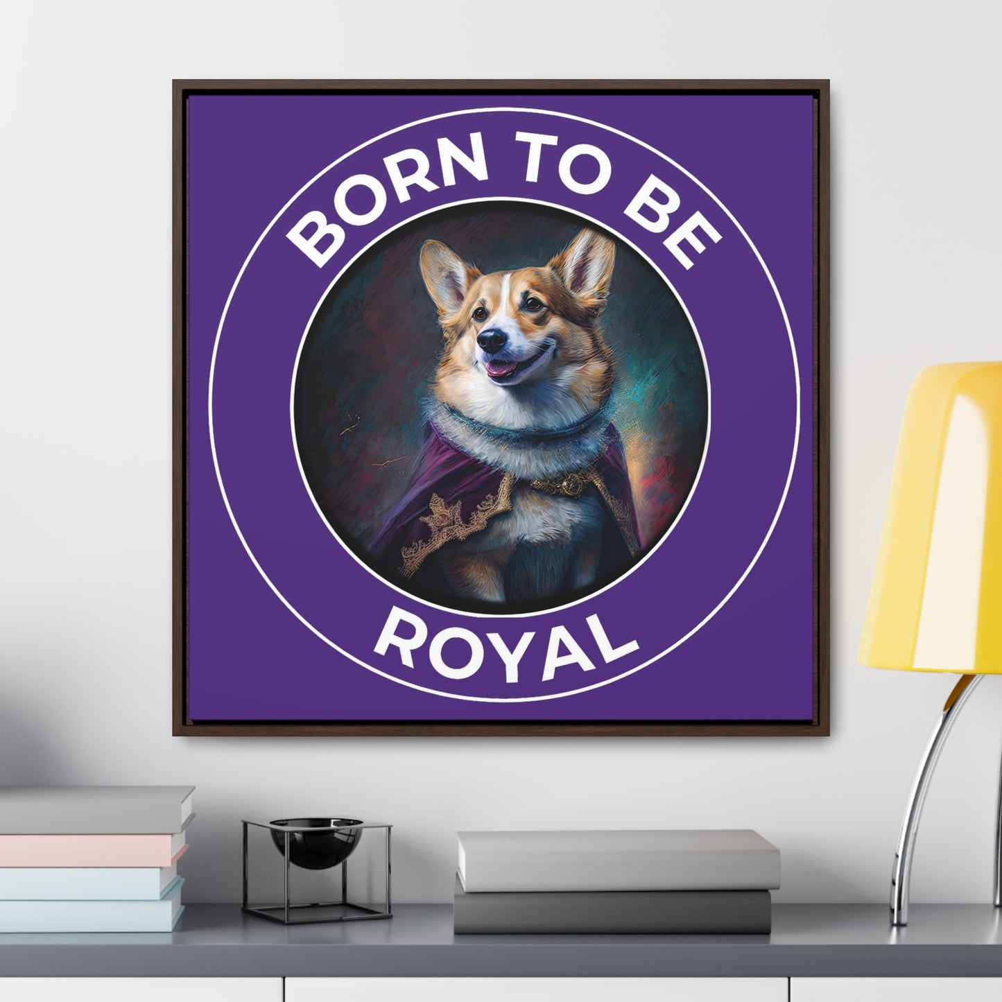 Born To Be Royal - Framed on Canvas