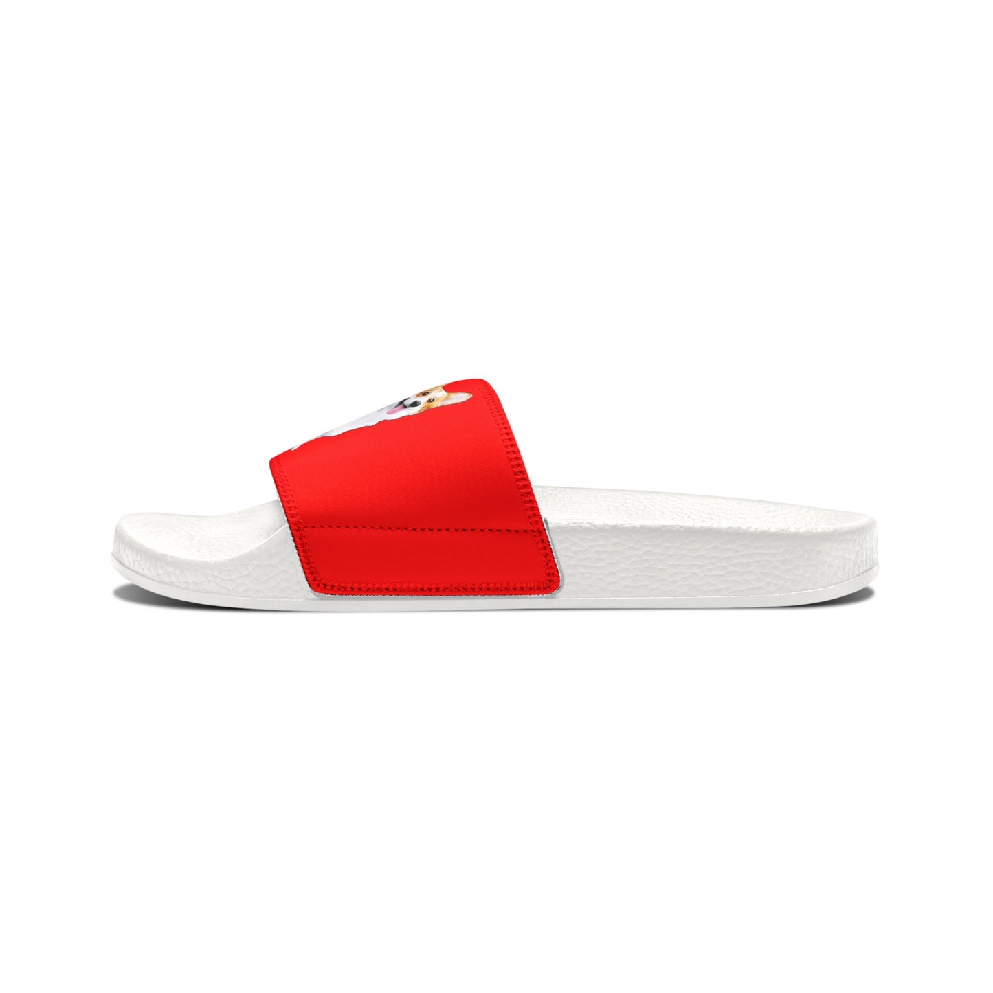 Best in Show Classic Corgi Women's Slide Sandals - Casual Pool & Beach Slides