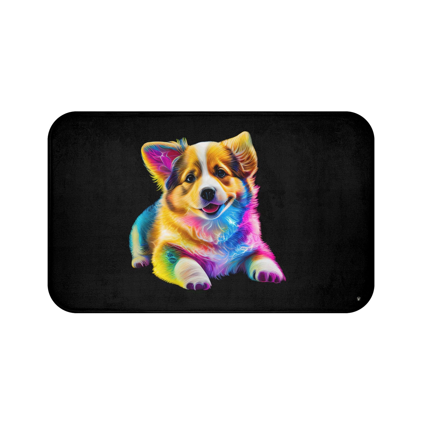 Colorful Corgi - Bath Mat