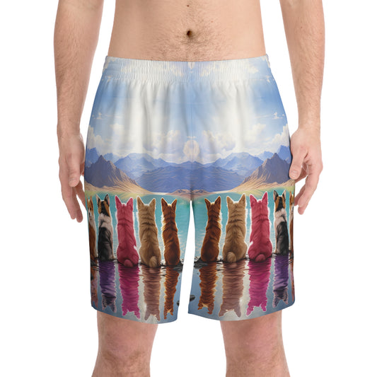 Corgi Lake - Board Shorts