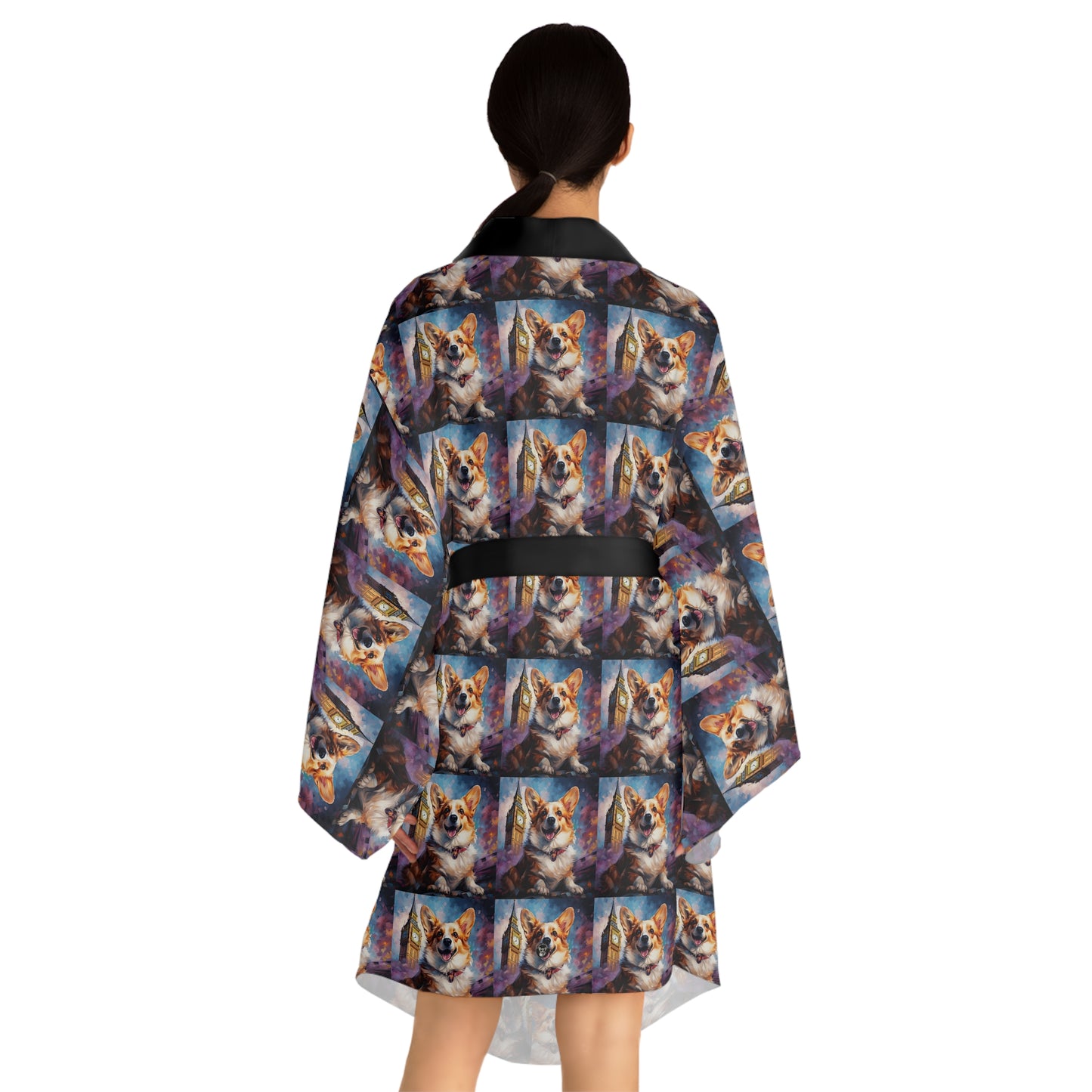 Corgi and Ben - Kimono Robe