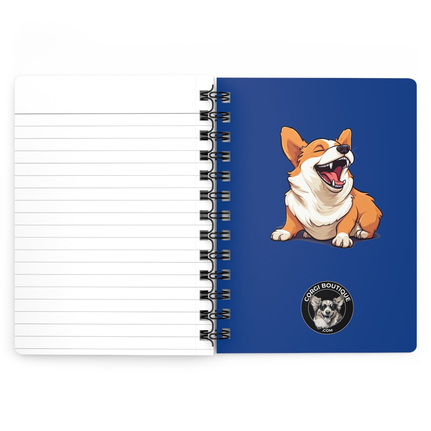 Comical Corgi - Spiral Bound Notebook