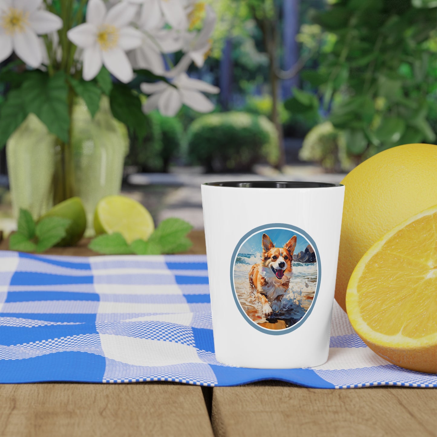 Coastal Corgi - Espresso/Shot Glass