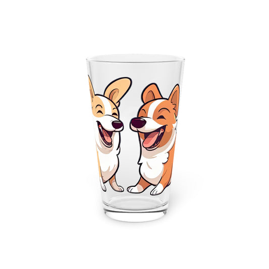Corgi Couple - Pint Glass