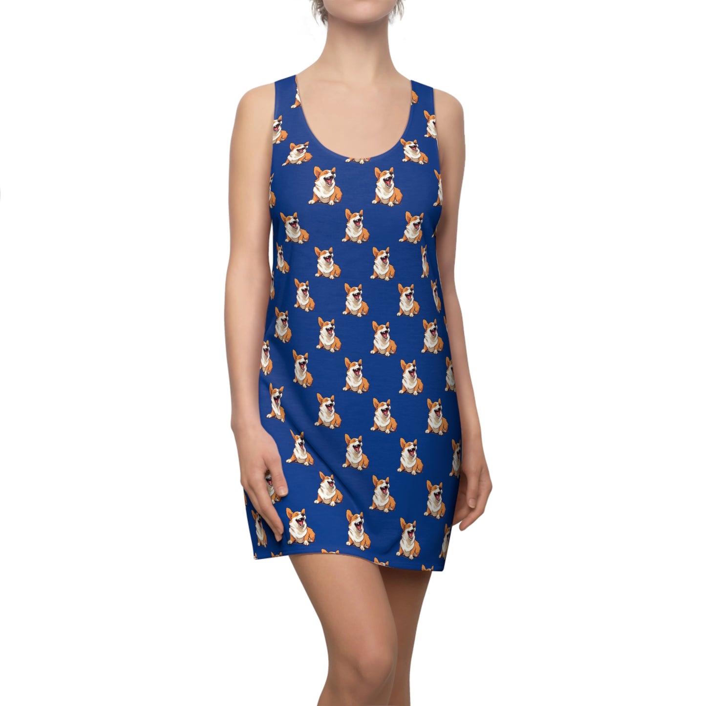 Comical Corgi - Racerback Dress