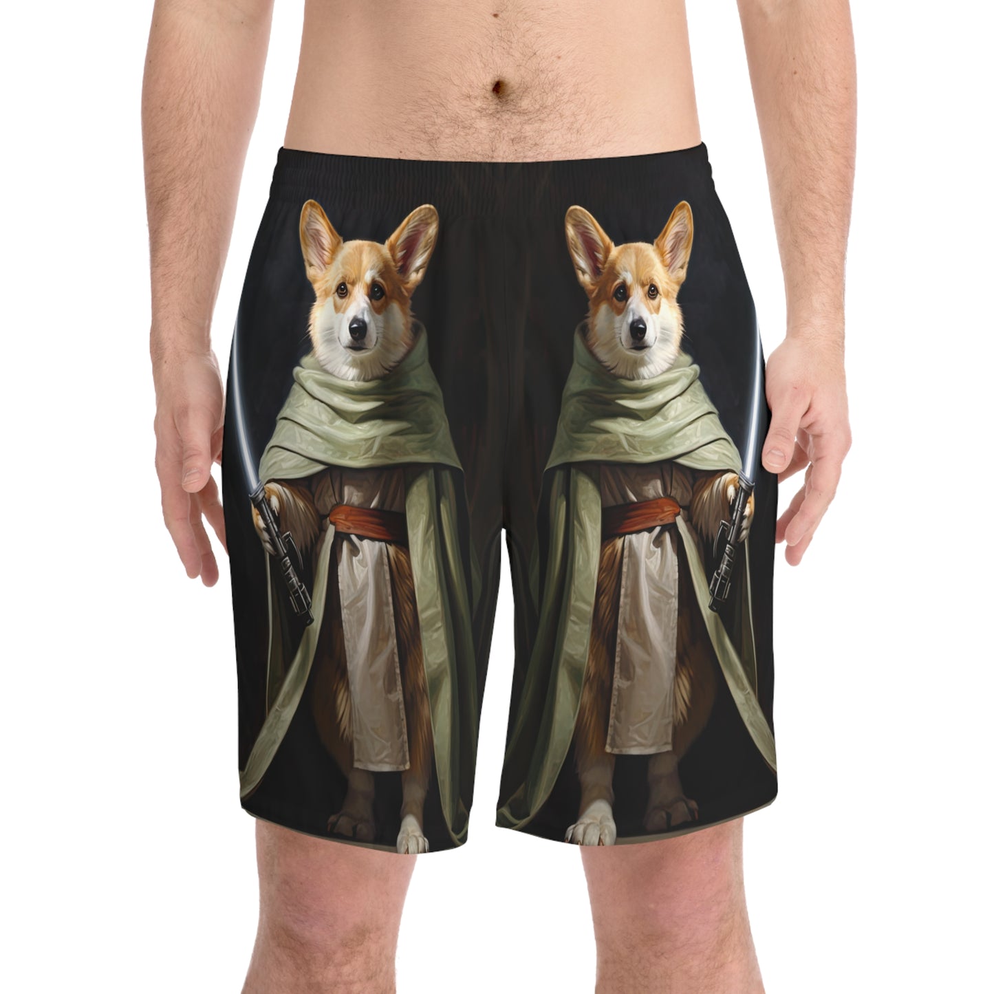 Jedi Corgi Board Shorts