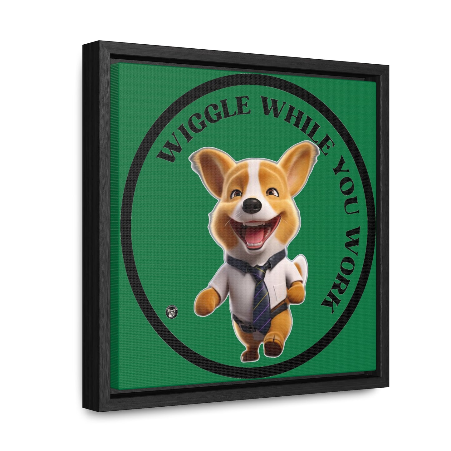 Wiggle While You Work - Framed on Canvas