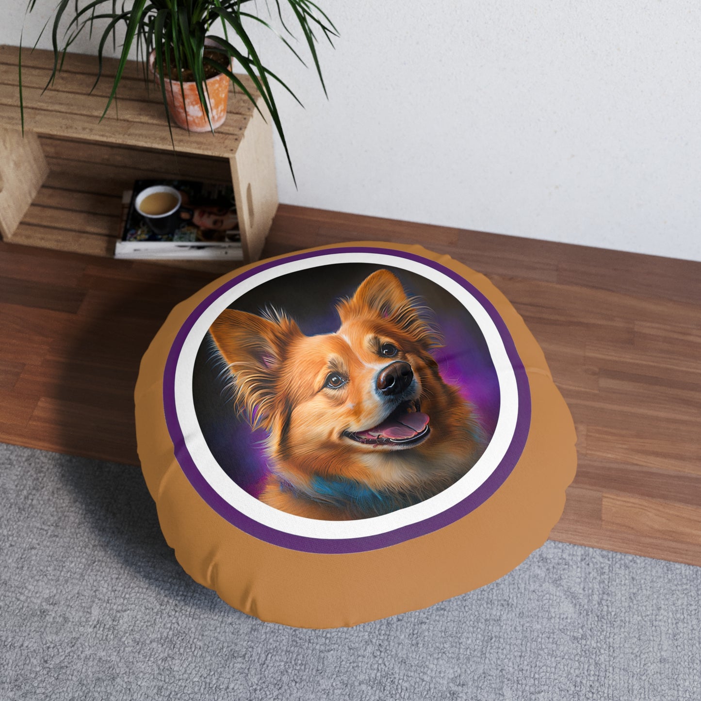 Golden Corgi - Floor Pillow