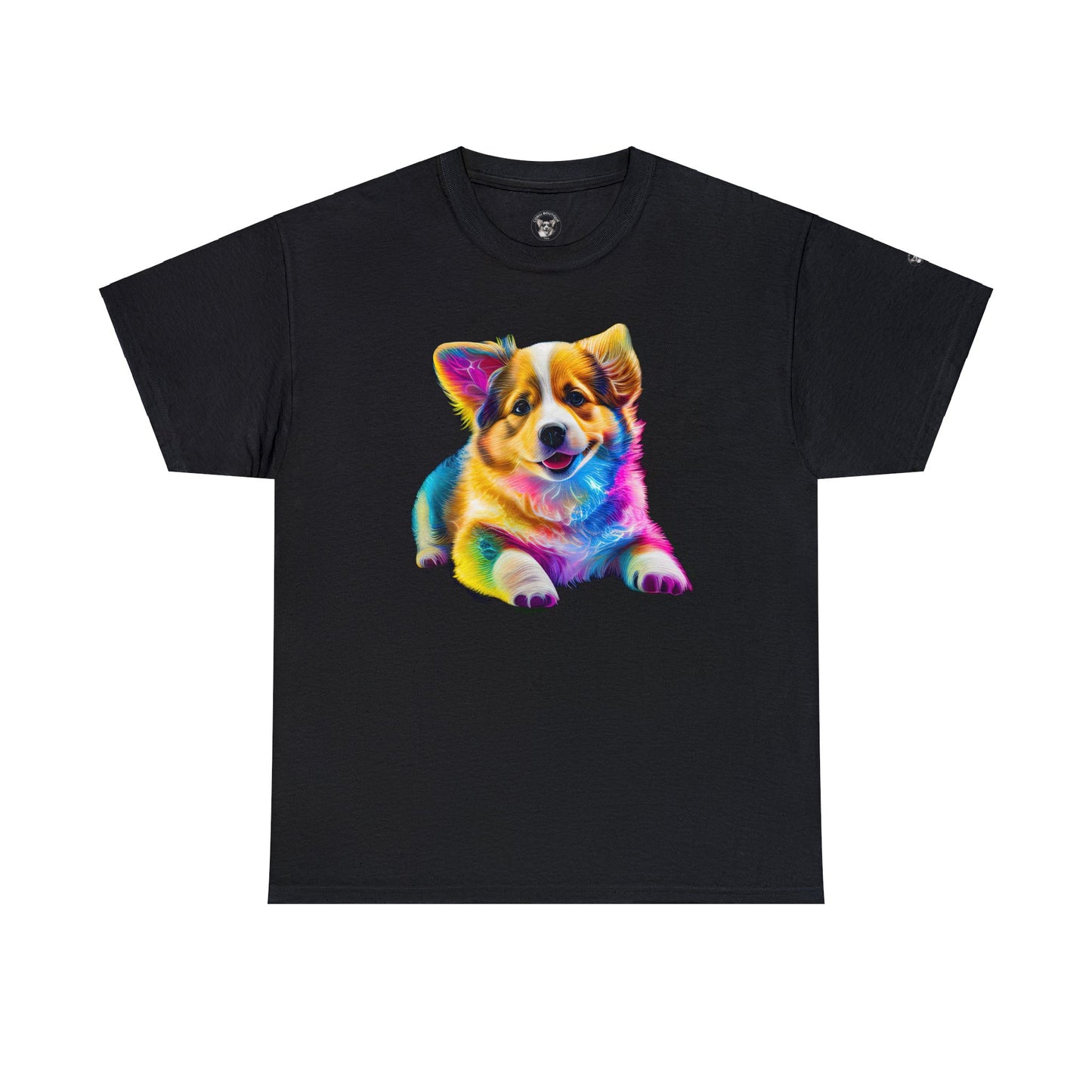 Colorful Corgi - Unisex Heavy Cotton Tee