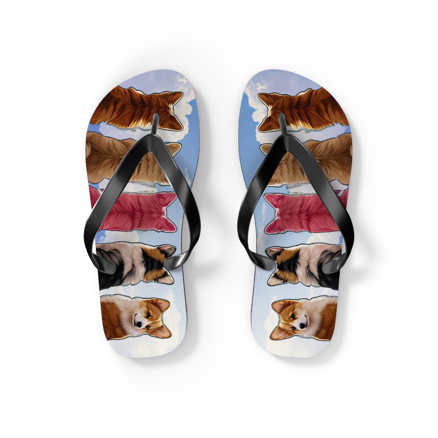 Corgi Lake Flip-Flops