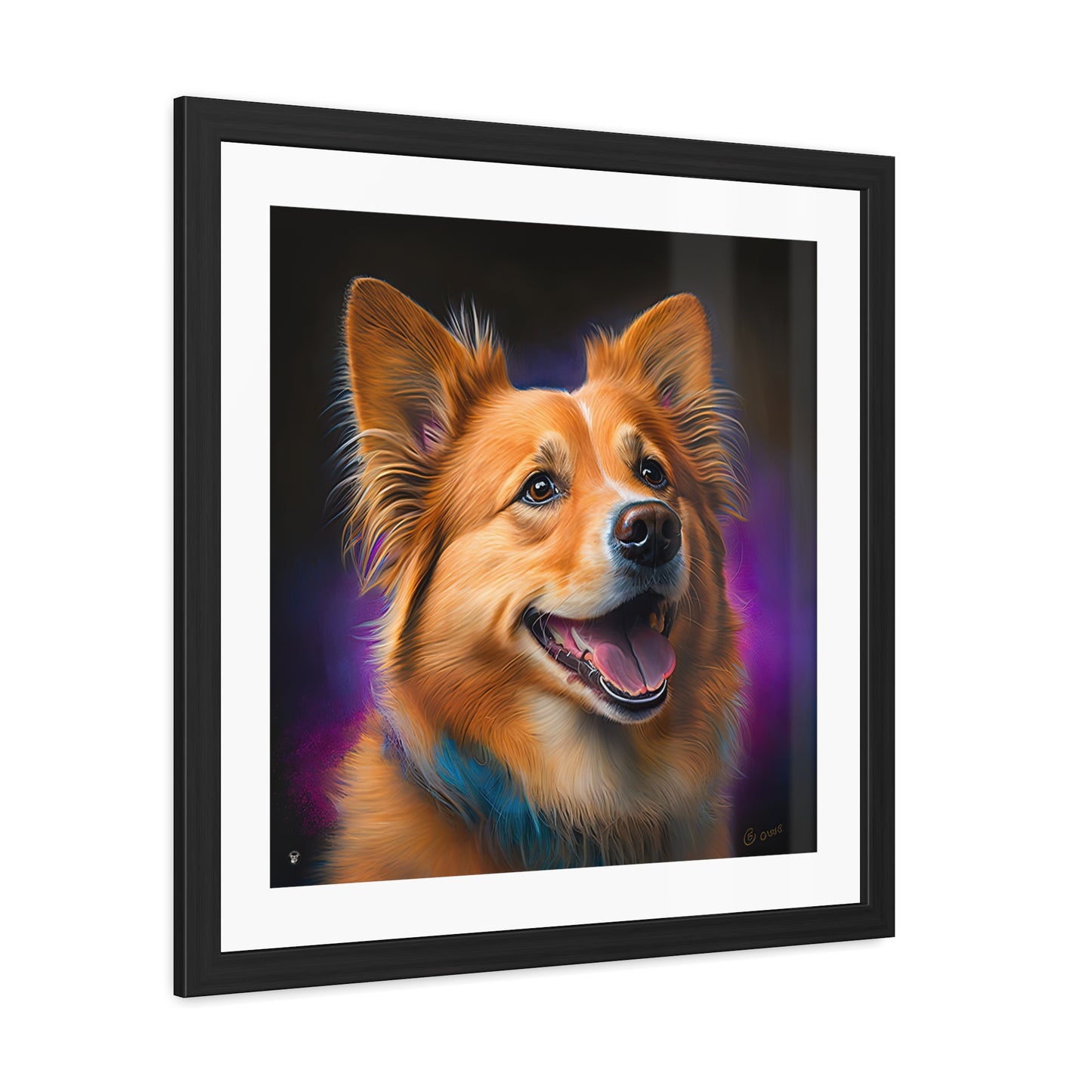Golden Corgi - Framed Print