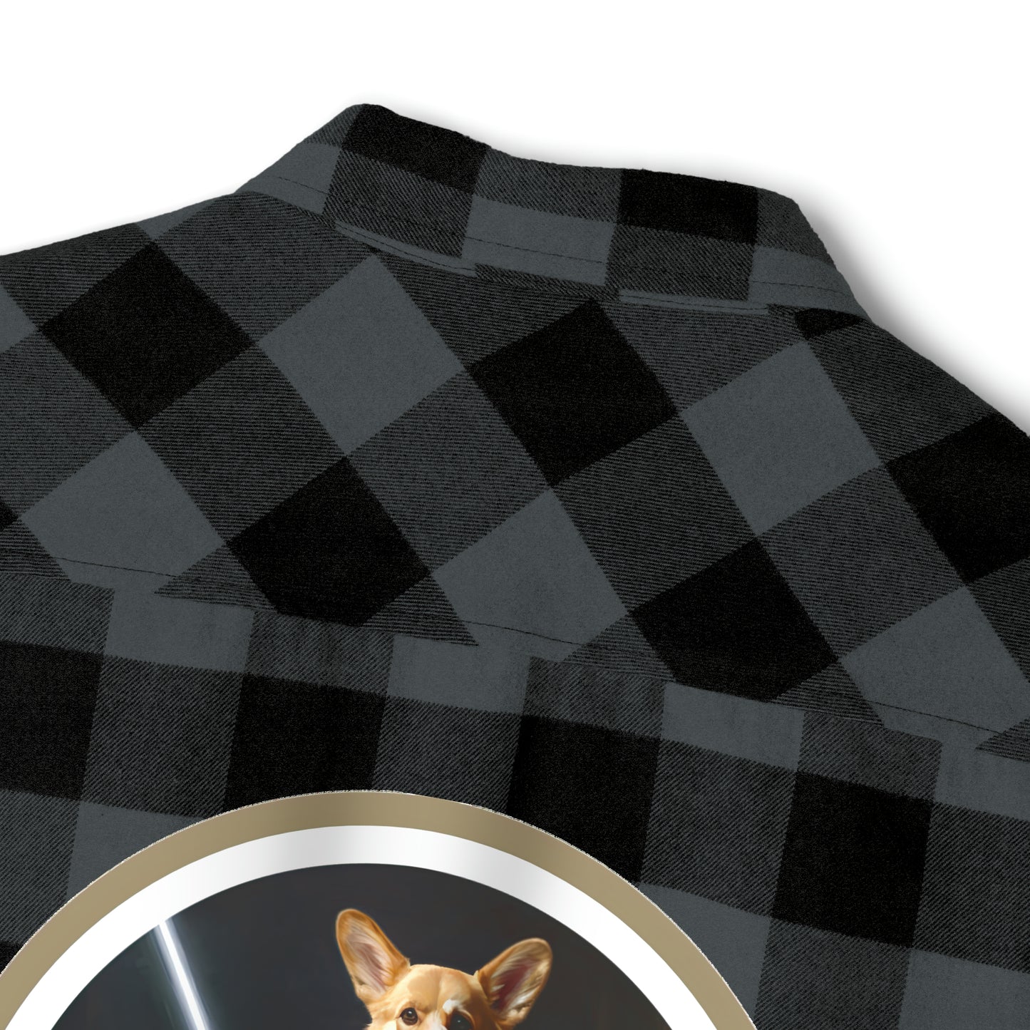 Jedi Corgi - Flannel Shirt