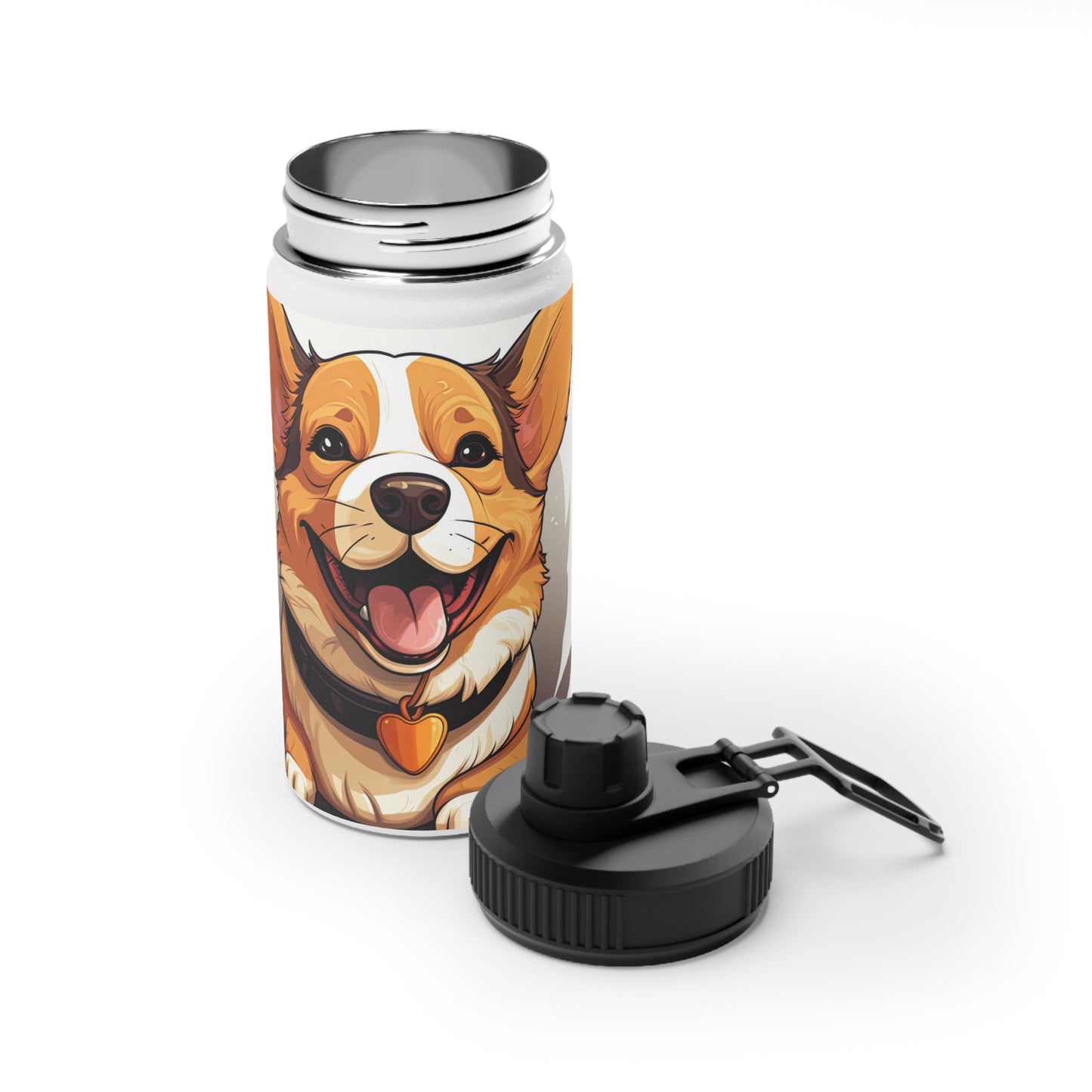 Puppy Love - Water Bottle with Sport Lid