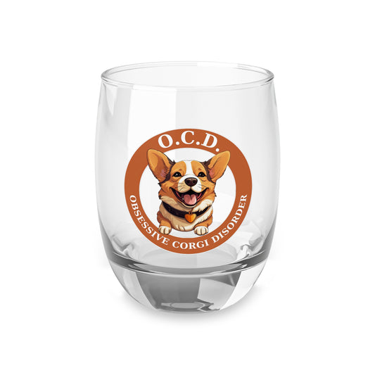 O.C.D. Obsessive Corgi Disorder - Whiskey/Juice Glass