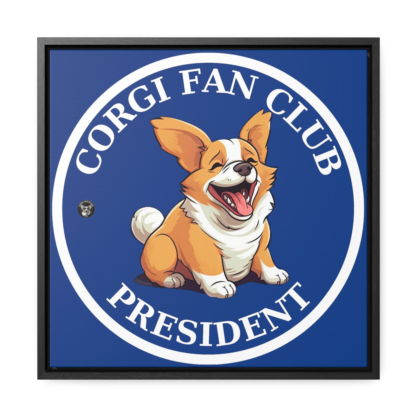 Fan Club President - Framed on Canvas