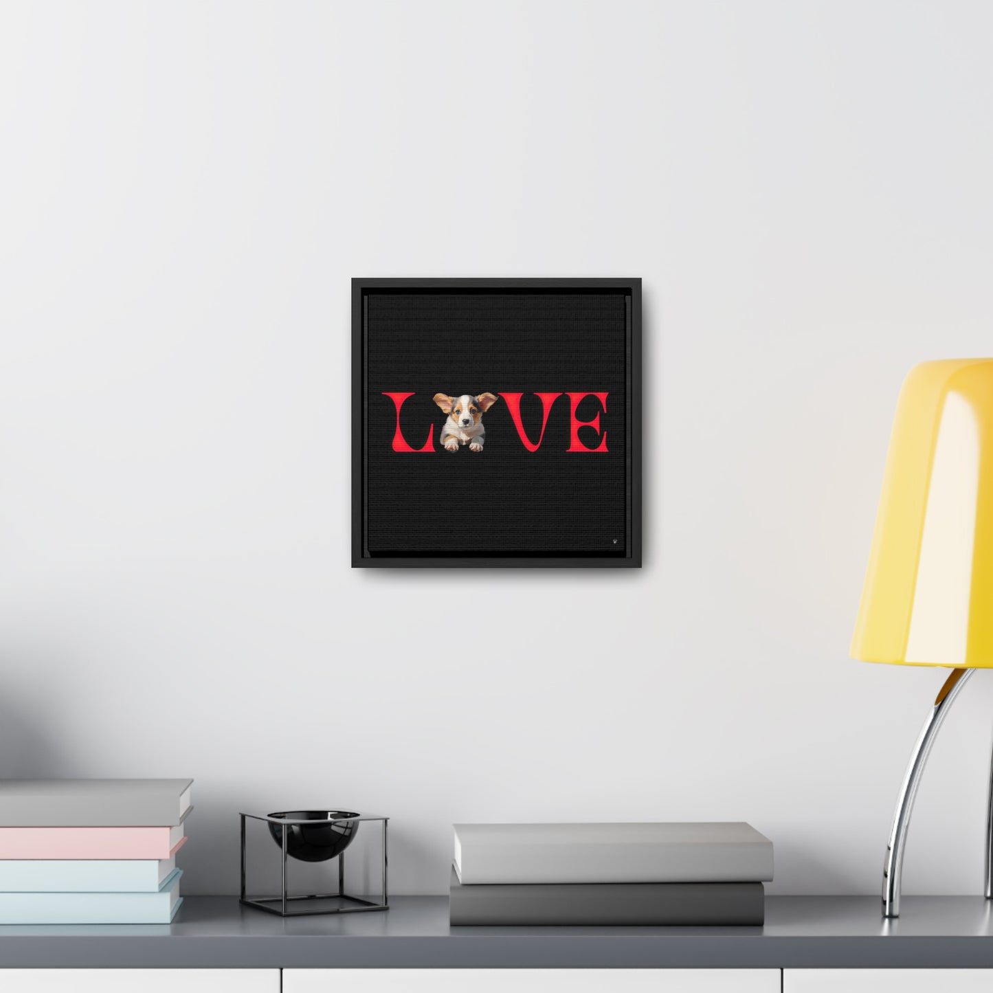 LOVE - Framed on Canvas