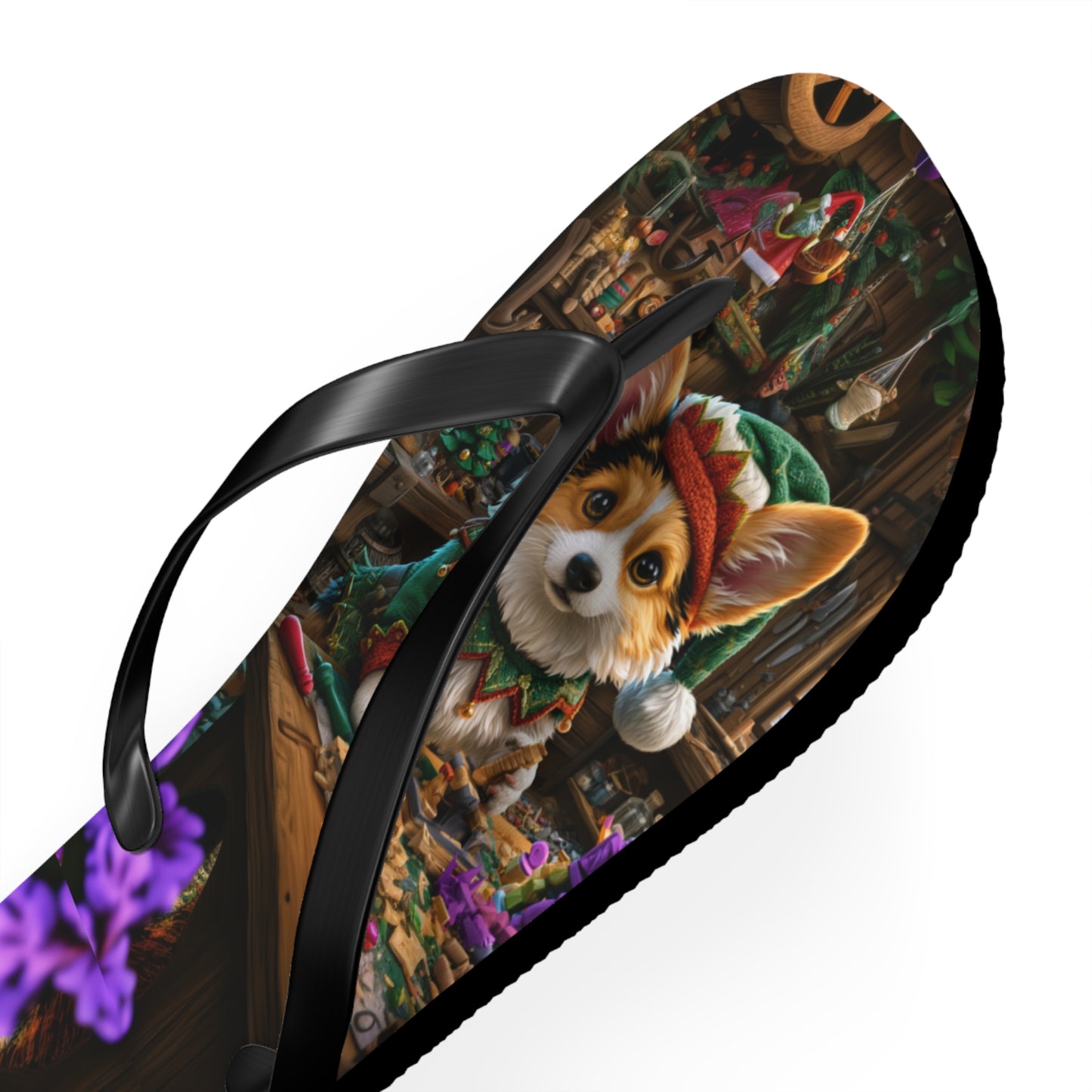 Santa's Little Helper Flip-Flops