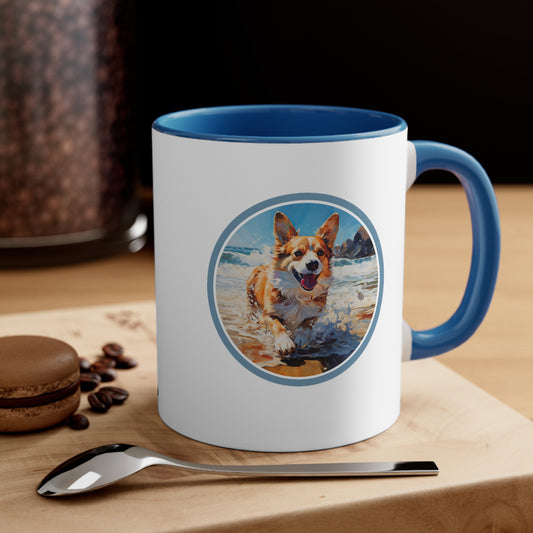 Coastal Corgi - Mug