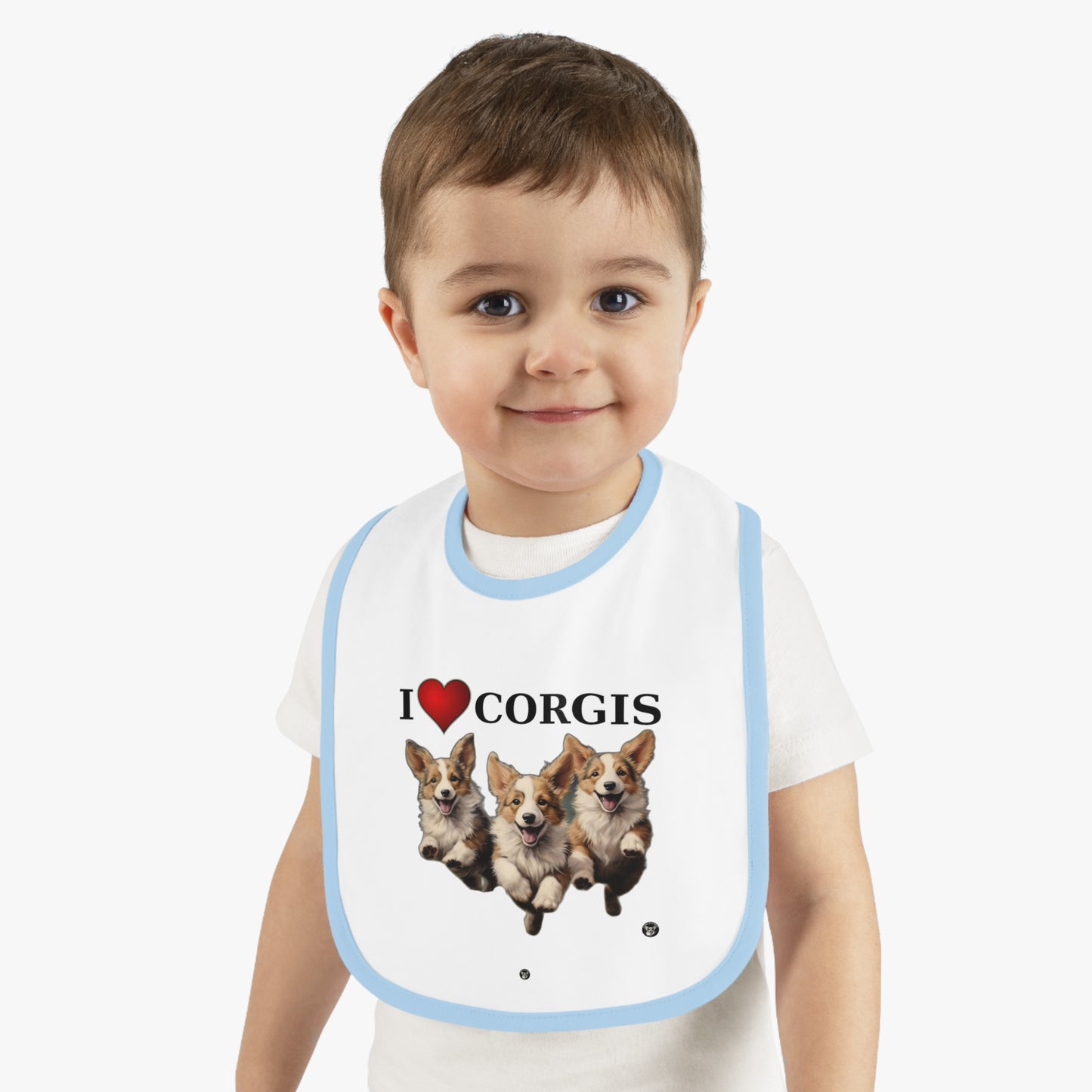 I Heart Corgis - Baby Bib