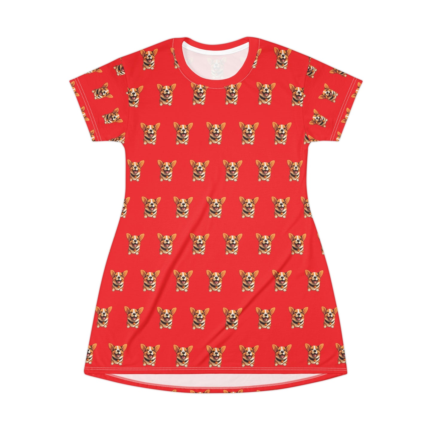 Puppy Love Mosaic - T-Shirt Dress