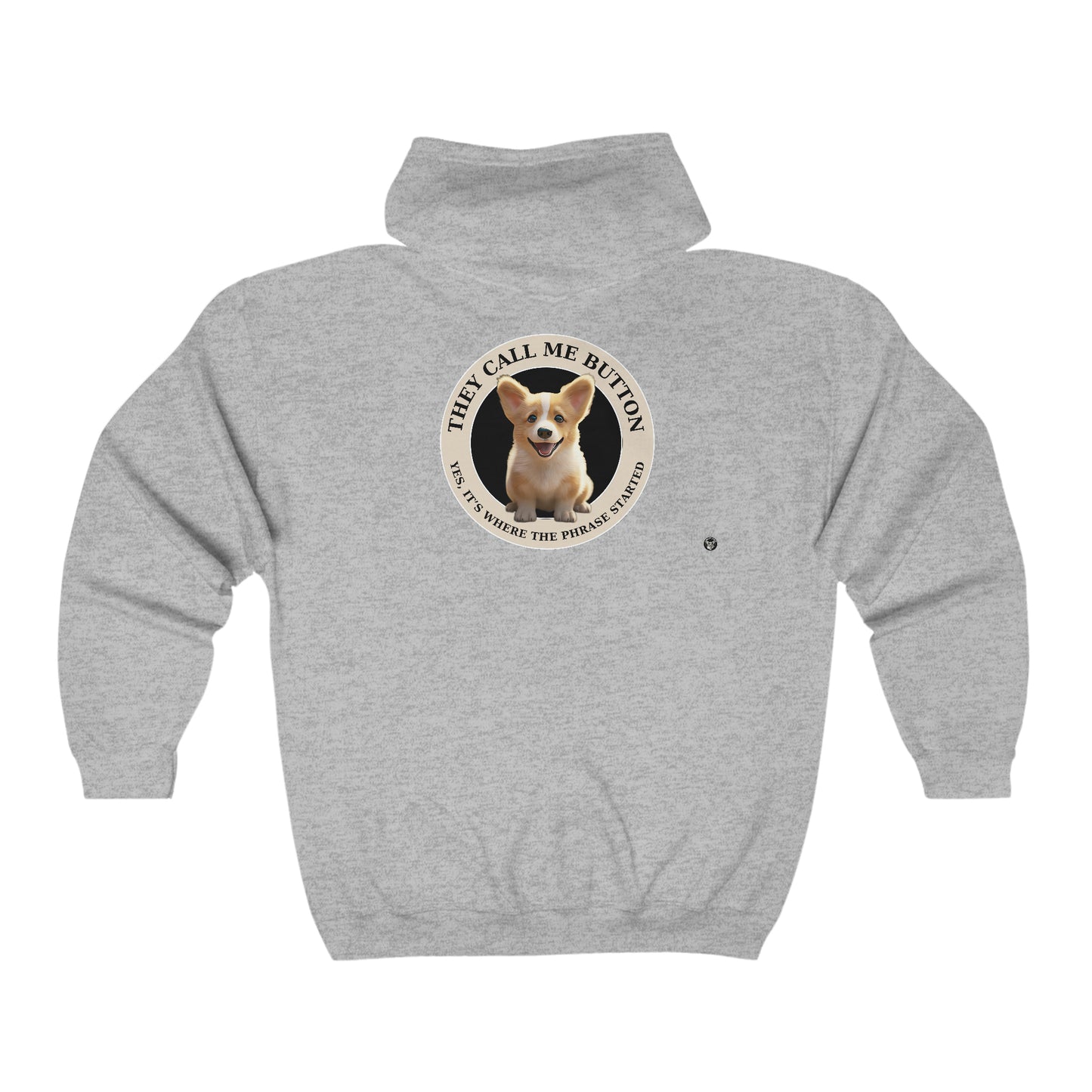Cute as a Button - Zip Hoodie