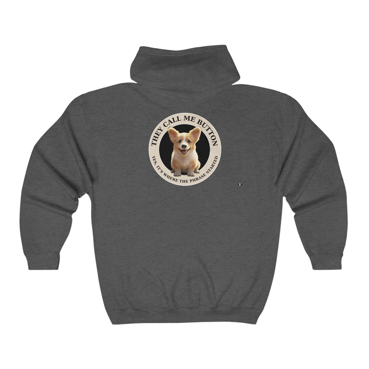 Cute as a Button - Zip Hoodie