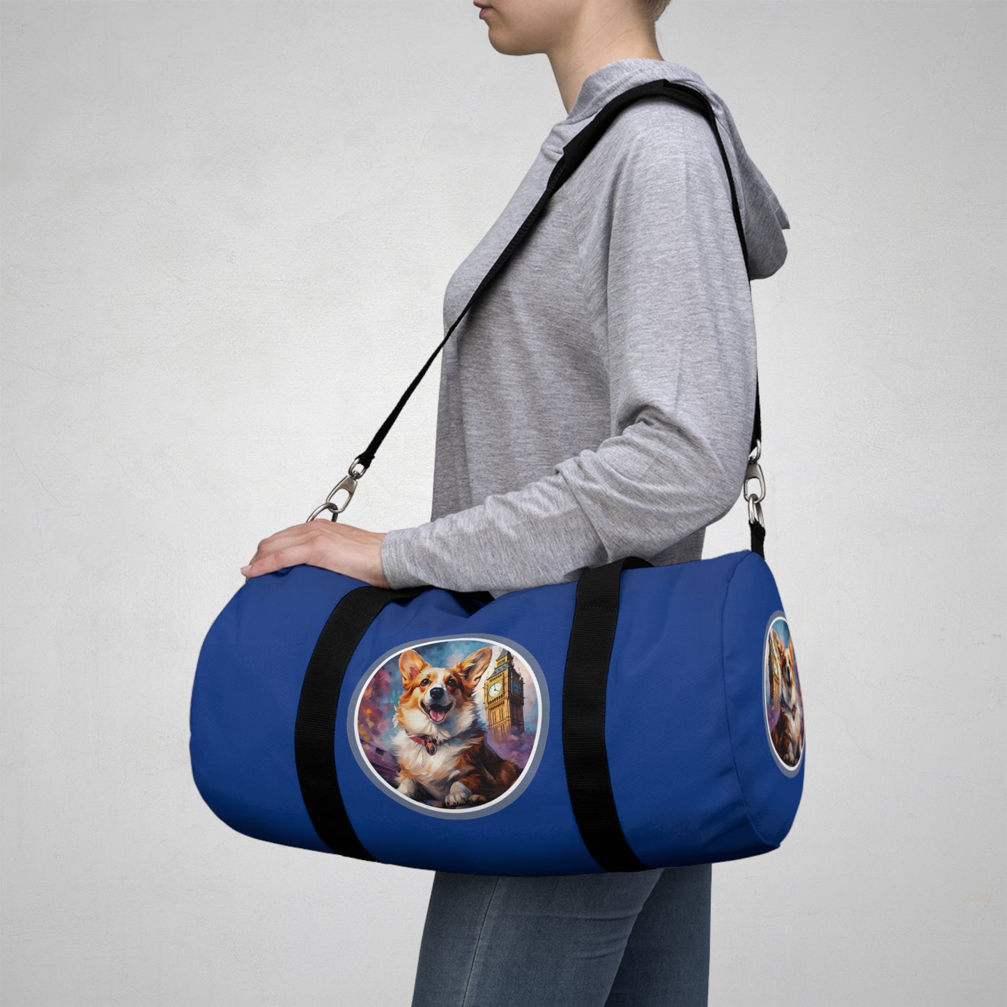 Corgi and Ben - Duffel Bag