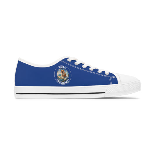 Corgi Enthusiast - Women's Low Top Sneakers