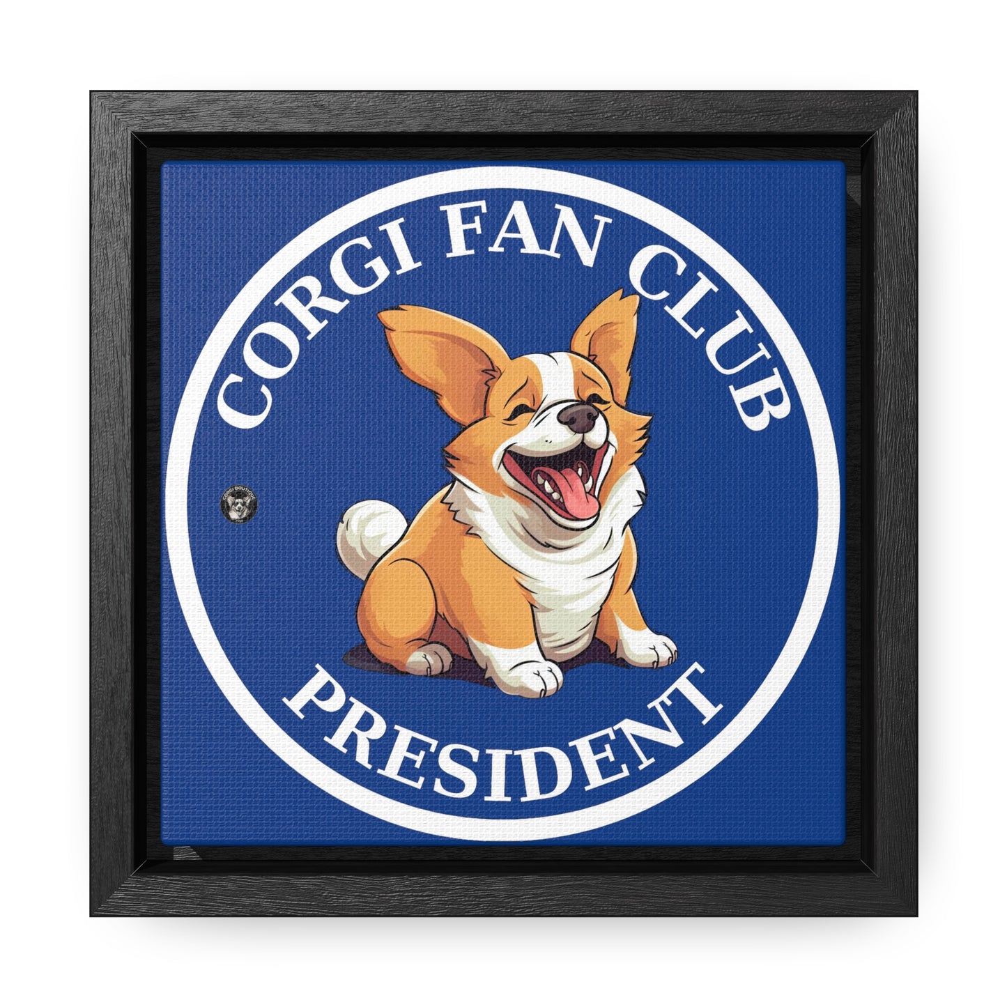Fan Club President - Framed on Canvas
