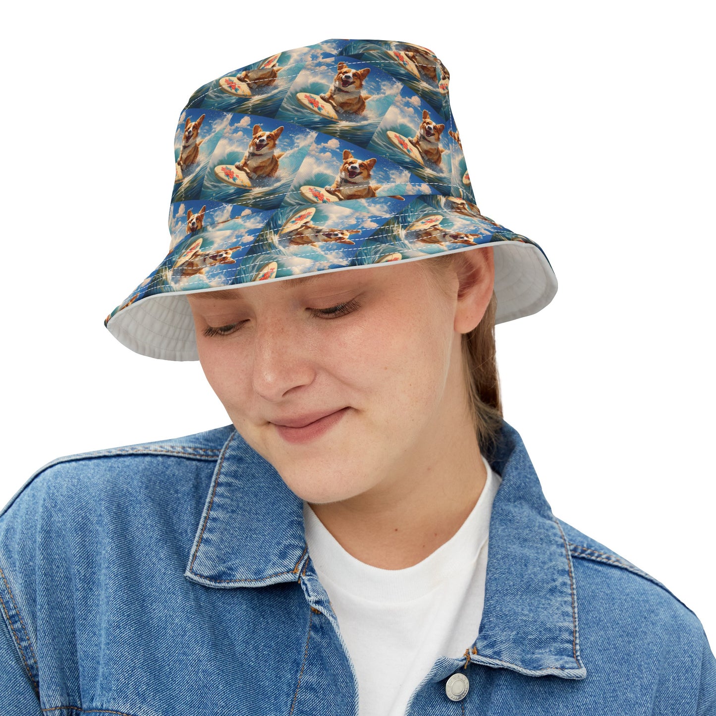 Cowabunga Corgi - Bucket Hat